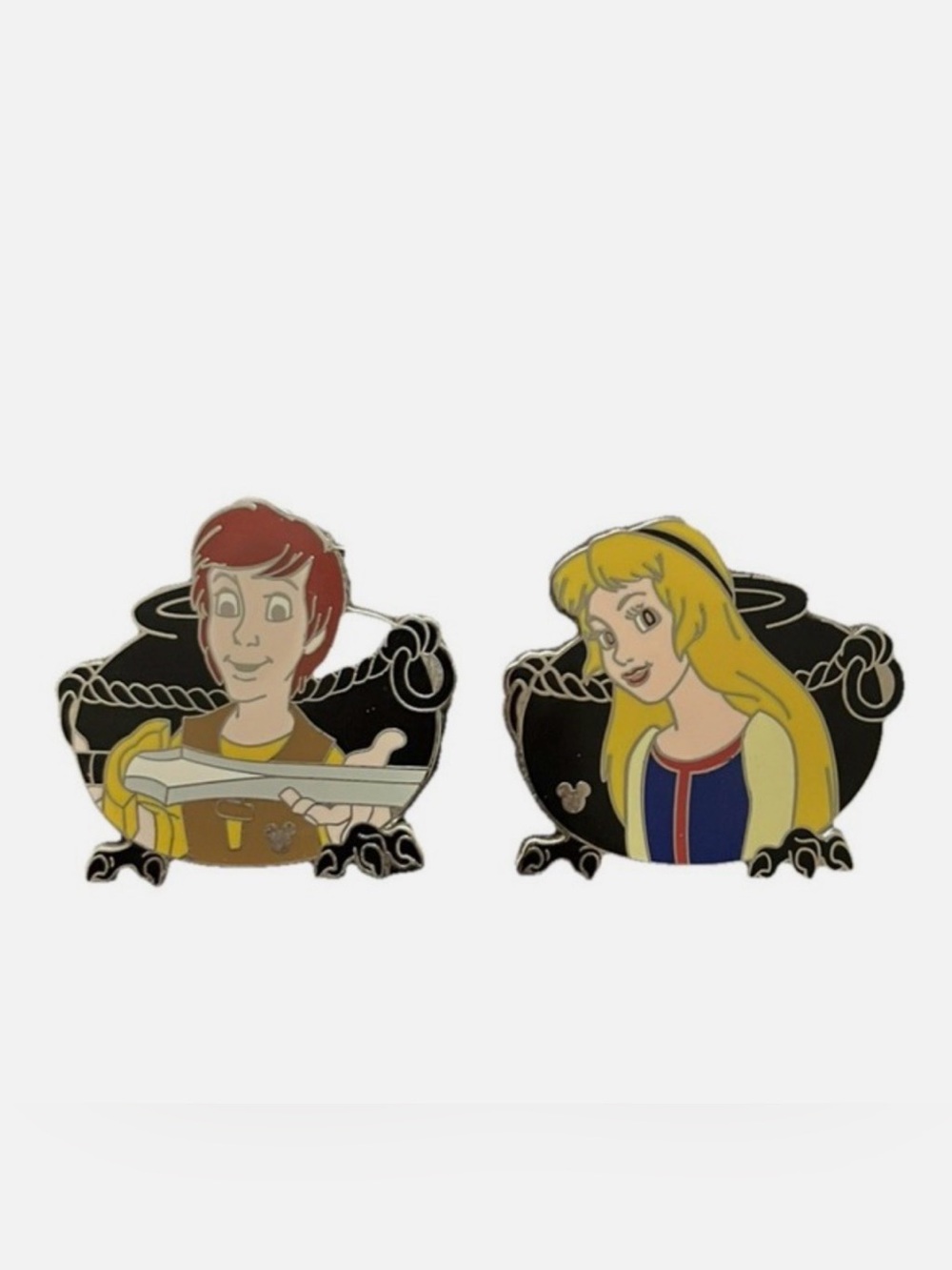 Princess Eilonwy & Taran: Black Cauldron - Hidden Mickey Disney 2010 Pin Set